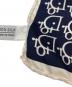 中古・古着 Christian Dior (クリスチャン ディオール) ロゴシルクスカーフ ホワイト：9000円