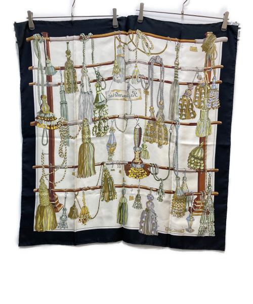 HERMES（エルメス）HERMES (エルメス) Passementerie ホワイト×ブラックの古着・服飾アイテム