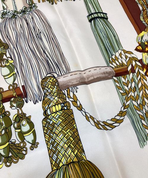 HERMES（エルメス）HERMES (エルメス) Passementerie ホワイト×ブラックの古着・服飾アイテム