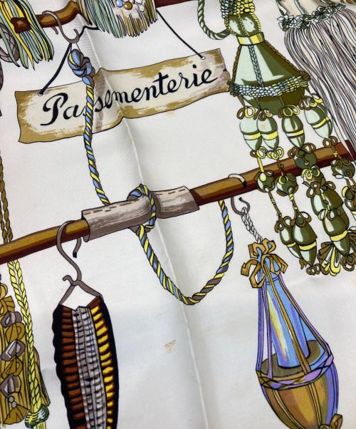 HERMES（エルメス）HERMES (エルメス) Passementerie ホワイト×ブラックの古着・服飾アイテム