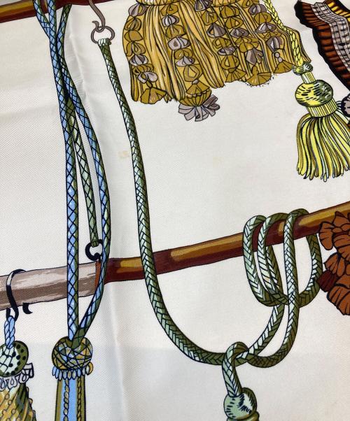 HERMES（エルメス）HERMES (エルメス) Passementerie ホワイト×ブラックの古着・服飾アイテム