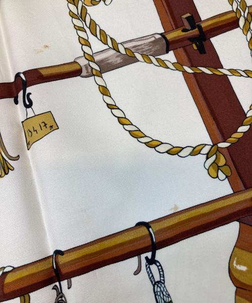 HERMES（エルメス）HERMES (エルメス) Passementerie ホワイト×ブラックの古着・服飾アイテム