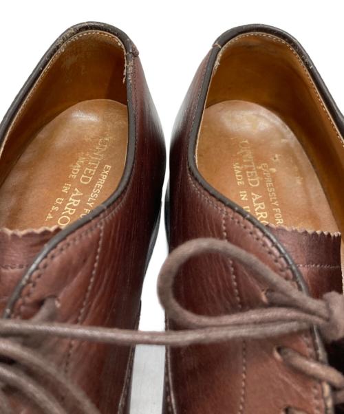 UNITED ARROWS（ユナイテッドアローズ）UNITED ARROWS (ユナイテッドアローズ) ALDEN (オールデン) ストレートチップシューズ ブラウン サイズ:7 1/2の古着・服飾アイテム
