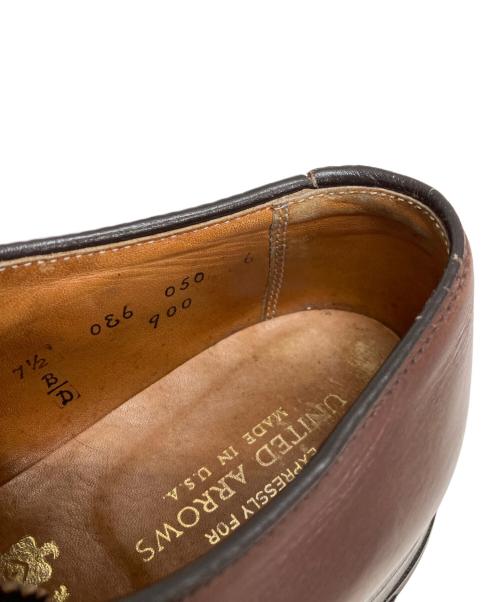 UNITED ARROWS（ユナイテッドアローズ）UNITED ARROWS (ユナイテッドアローズ) ALDEN (オールデン) ストレートチップシューズ ブラウン サイズ:7 1/2の古着・服飾アイテム