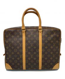 LOUIS VUITTON（ルイ ヴィトン）の古着「ビジネスバッグ」｜ブラウン