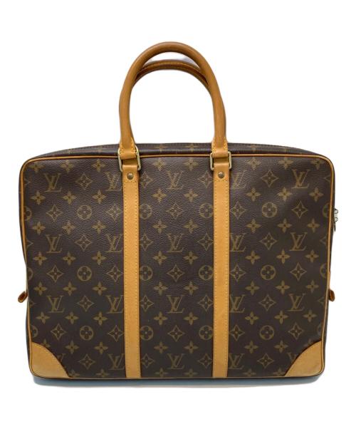 LOUIS VUITTON（ルイ ヴィトン）LOUIS VUITTON (ルイ ヴィトン) ビジネスバッグ ブラウンの古着・服飾アイテム