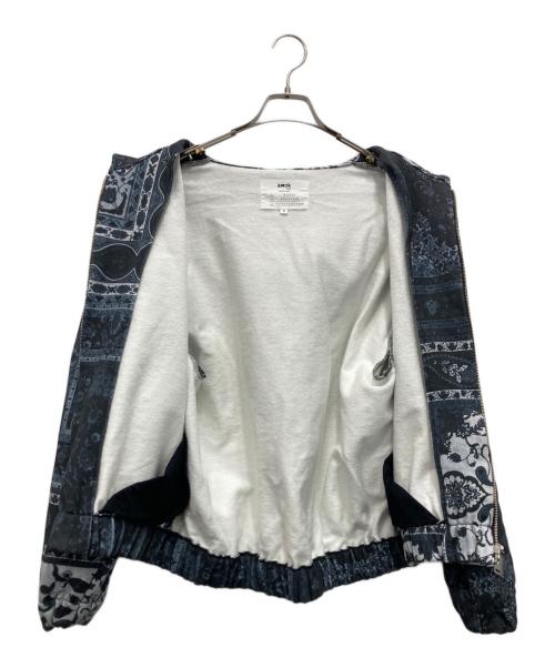 amok（アモク）amok (アモク) PERSIAN PRINTED ZIPUP HOODIE ネイビー サイズ:Mの古着・服飾アイテム