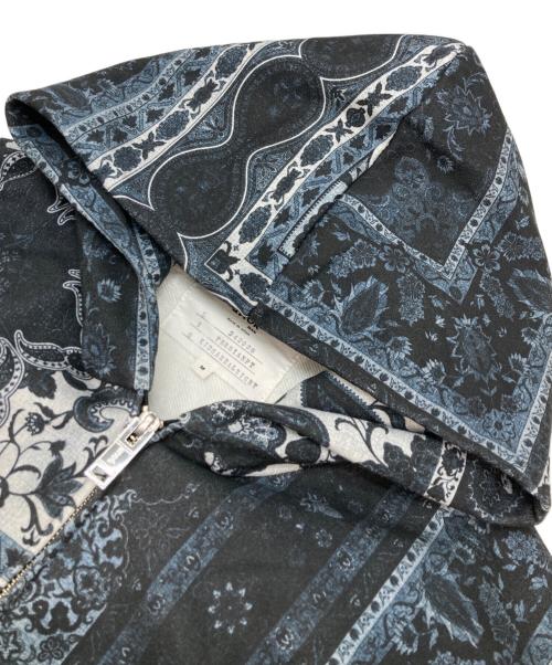 amok（アモク）amok (アモク) PERSIAN PRINTED ZIPUP HOODIE ネイビー サイズ:Mの古着・服飾アイテム