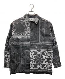 amok（アモク）の古着「PERSIAN PRINTED SHIRT」｜グレー