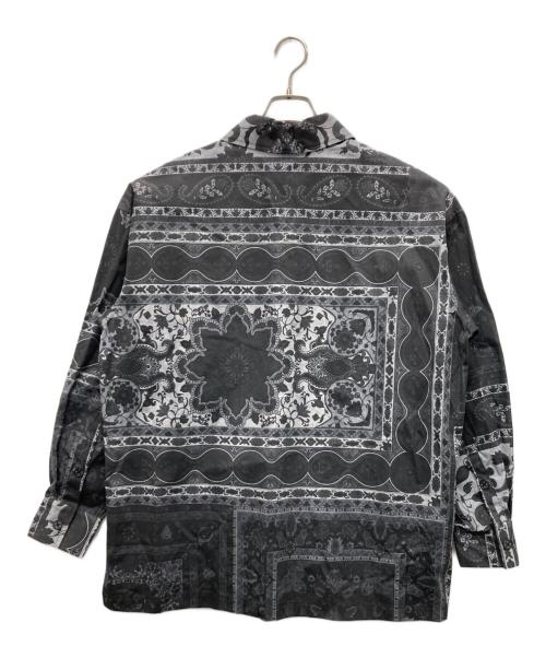 amok（アモク）amok (アモク) PERSIAN PRINTED SHIRT グレー サイズ:Mの古着・服飾アイテム