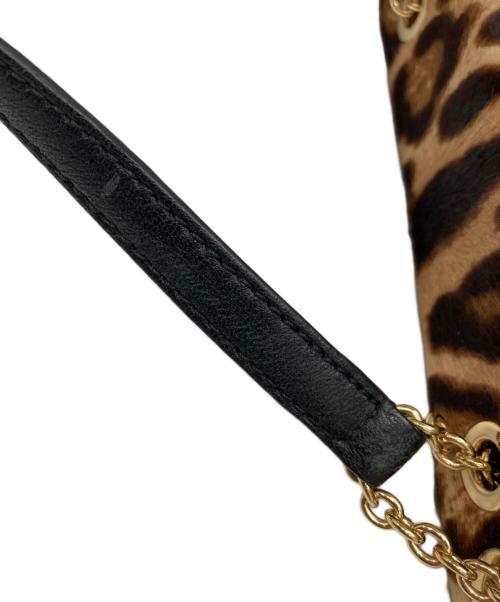 DOLCE & GABBANA（ドルチェ＆ガッバーナ）DOLCE & GABBANA (ドルチェ＆ガッバーナ) レオパード柄ショルダーバッグ ブラウンの古着・服飾アイテム