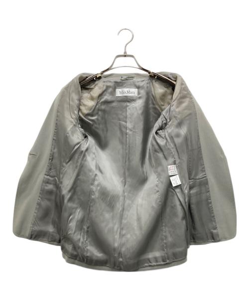 MaxMara（マックスマーラ）MaxMara (マックスマーラ) ジャケットセットアップ グレー サイズ:36の古着・服飾アイテム