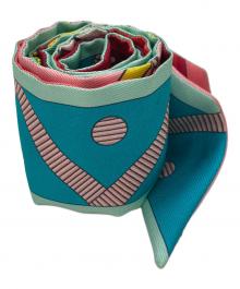 HERMES（エルメス）の古着「ツィリー」｜ピンク×ブルー