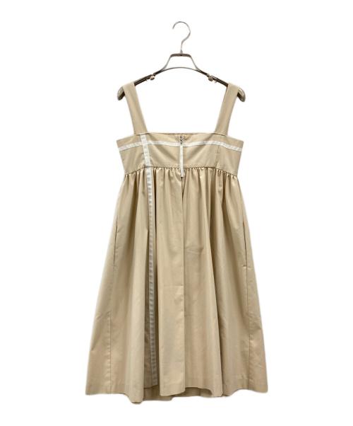 FOXEY（フォクシー）FOXEY (フォクシー) キャミソールワンピース ベージュ サイズ:38の古着・服飾アイテム