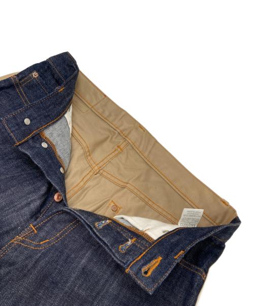 DAYTONA（デイトナ）DAYTONA (デイトナ) ドッキングデニムパンツ インディゴ×ベージュ サイズ:32の古着・服飾アイテム