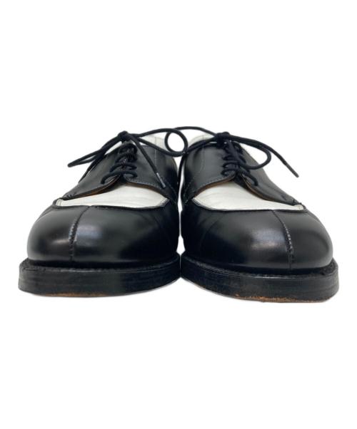 Lloyd footwear（ロイドフットウェア）Lloyd footwear (ロイドフットウェア) バイカラーUチップシューズ ブラック×ホワイト サイズ:8 1/2Eの古着・服飾アイテム