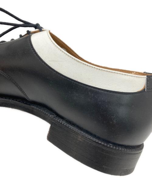 Lloyd footwear（ロイドフットウェア）Lloyd footwear (ロイドフットウェア) バイカラーUチップシューズ ブラック×ホワイト サイズ:8 1/2Eの古着・服飾アイテム