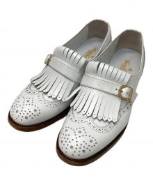 BROOKS BROTHERS（ブルックスブラザーズ）の古着「フリンジシューズ」｜ホワイト