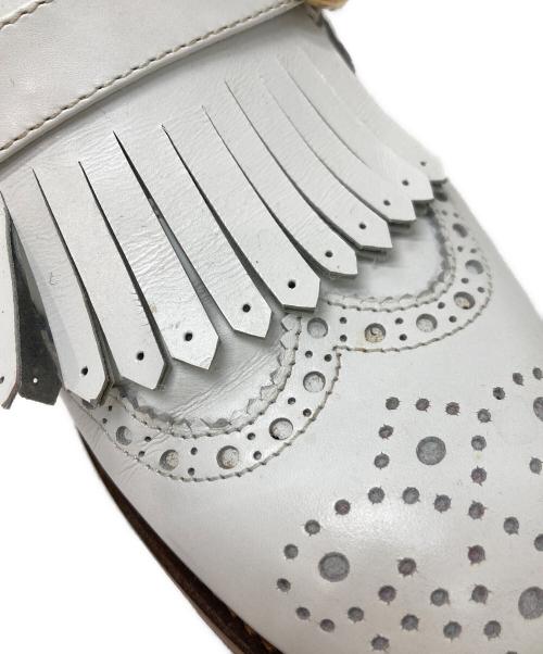 BROOKS BROTHERS（ブルックスブラザーズ）BROOKS BROTHERS (ブルックスブラザーズ) フリンジシューズ ホワイト サイズ:6の古着・服飾アイテム