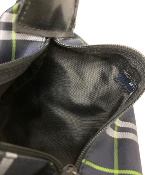 BURBERRY LONDON（バーバリーロンドン）BURBERRY LONDON (バーバリーロンドン) ミニハンドポーチ ネイビーの古着・服飾アイテム