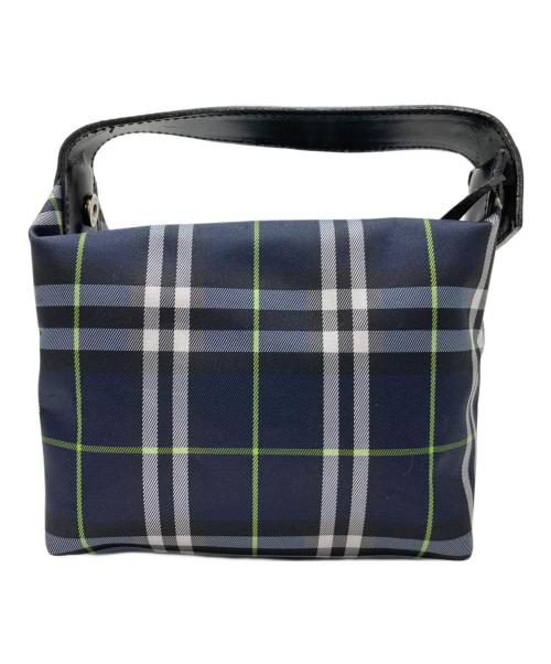 BURBERRY LONDON（バーバリーロンドン）BURBERRY LONDON (バーバリーロンドン) ミニハンドポーチ ネイビーの古着・服飾アイテム