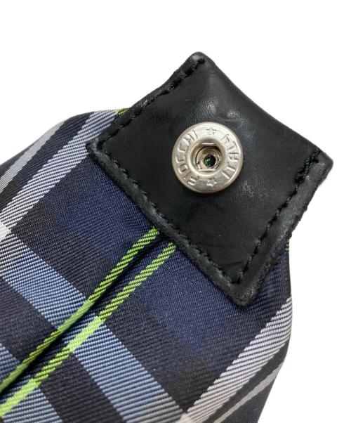 BURBERRY LONDON（バーバリーロンドン）BURBERRY LONDON (バーバリーロンドン) ミニハンドポーチ ネイビーの古着・服飾アイテム