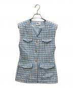 Bibiy.ビビィ）の古着「FRAN VEST」｜ブルー