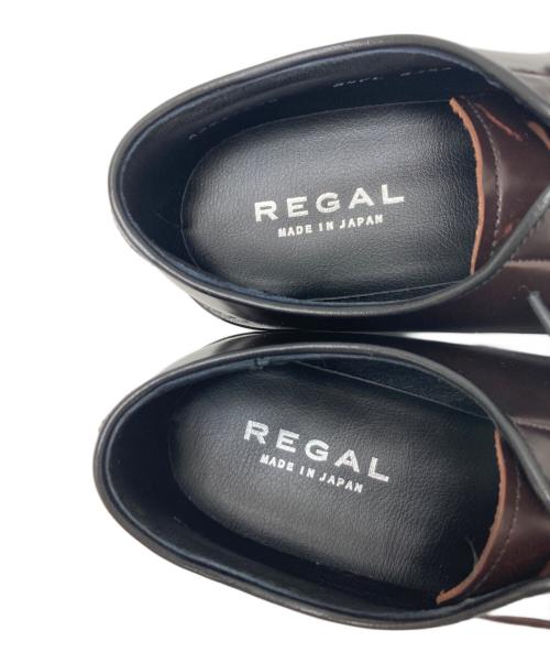 REGAL（リーガル）REGAL (リーガル) プレーントゥシューズ ブラウン サイズ:25 1/2の古着・服飾アイテム