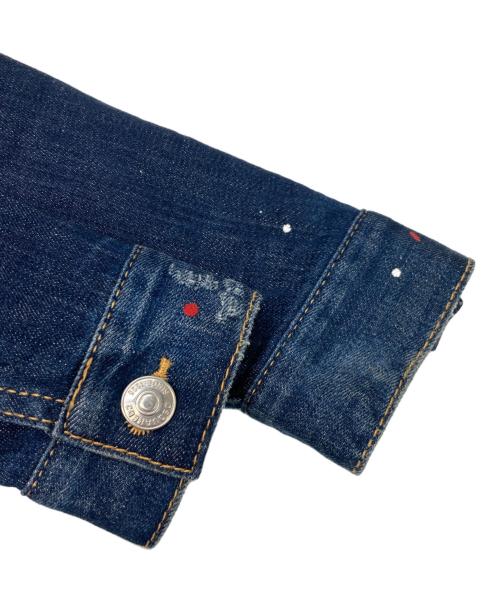 DSQUARED2（ディースクエアード）DSQUARED2 (ディースクエアード) デニムジャケット インディゴ サイズ:34の古着・服飾アイテム