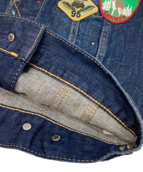 DSQUARED2（ディースクエアード）DSQUARED2 (ディースクエアード) デニムジャケット インディゴ サイズ:34の古着・服飾アイテム