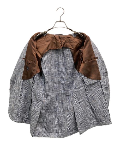 Brilla per il gusto（ブリッラ ペル イルグースト）Brilla per il gusto (ブリッラ ペル イルグースト) ミックスグレンチェックジャケット グレー サイズ:46の古着・服飾アイテム