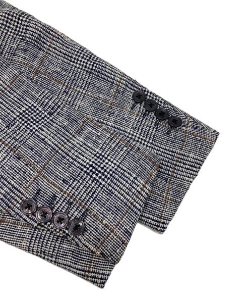 Brilla per il gusto（ブリッラ ペル イルグースト）Brilla per il gusto (ブリッラ ペル イルグースト) ミックスグレンチェックジャケット グレー サイズ:46の古着・服飾アイテム