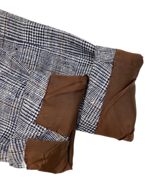 Brilla per il gusto（ブリッラ ペル イルグースト）Brilla per il gusto (ブリッラ ペル イルグースト) ミックスグレンチェックジャケット グレー サイズ:46の古着・服飾アイテム