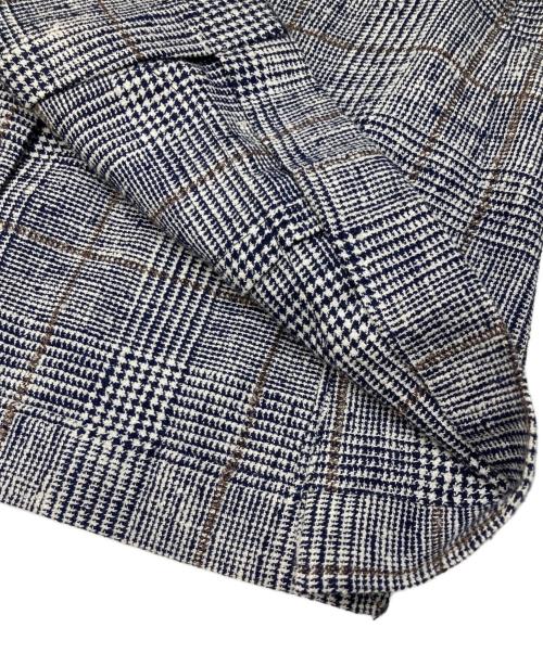 Brilla per il gusto（ブリッラ ペル イルグースト）Brilla per il gusto (ブリッラ ペル イルグースト) ミックスグレンチェックジャケット グレー サイズ:46の古着・服飾アイテム