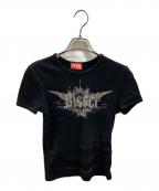 DIESELディーゼル）の古着「T-Ele-Long-P2 Tシャツ」｜ブラック