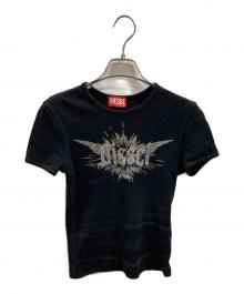 DIESEL（ディーゼル）の古着「T-Ele-Long-P2 Tシャツ」｜ブラック