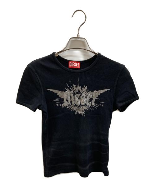 DIESEL（ディーゼル）DIESEL (ディーゼル) T-Ele-Long-P2 Tシャツ ブラック サイズ:Sの古着・服飾アイテム