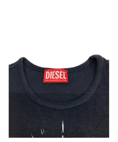 DIESEL（ディーゼル）DIESEL (ディーゼル) T-Ele-Long-P2 Tシャツ ブラック サイズ:Sの古着・服飾アイテム