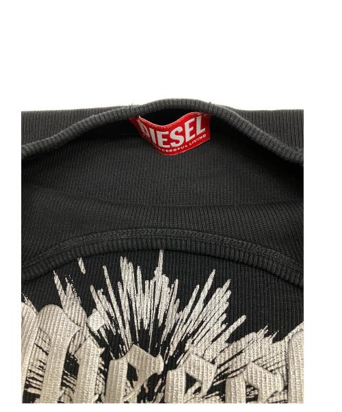 DIESEL（ディーゼル）DIESEL (ディーゼル) T-Ele-Long-P2 Tシャツ ブラック サイズ:Sの古着・服飾アイテム