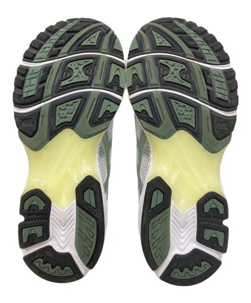 asics（アシックス）asics (アシックス) GEL-KAYANO 14 シルバー×グリーン サイズ:27.5の古着・服飾アイテム