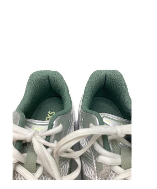 asics（アシックス）asics (アシックス) GEL-KAYANO 14 シルバー×グリーン サイズ:27.5の古着・服飾アイテム