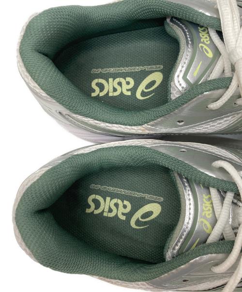 asics（アシックス）asics (アシックス) GEL-KAYANO 14 シルバー×グリーン サイズ:27.5の古着・服飾アイテム