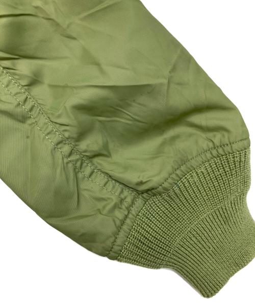 AVIREX（アヴィレックス）AVIREX (アヴィレックス) 刺繍デザインMA-1ジャケット グリーン サイズ:XLの古着・服飾アイテム