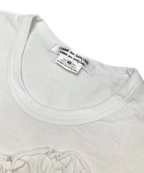 COMME des GARCONS COMME des GARCONS（コムデギャルソン コムデギャルソン）COMME des GARCONS COMME des GARCONS (コムデギャルソン コムデギャルソン) フリルカットソー ホワイト サイズ:XSの古着・服飾アイテム