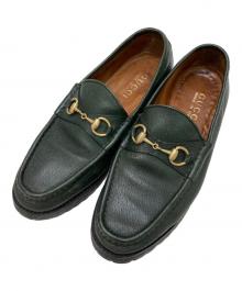 GUCCI（グッチ）の古着「ビットローファー」｜グリーン