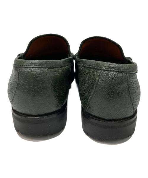 GUCCI（グッチ）GUCCI (グッチ) ビットローファー グリーン サイズ:6の古着・服飾アイテム