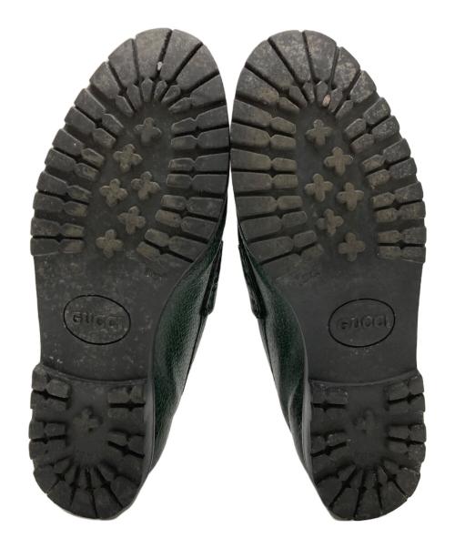 GUCCI（グッチ）GUCCI (グッチ) ビットローファー グリーン サイズ:6の古着・服飾アイテム