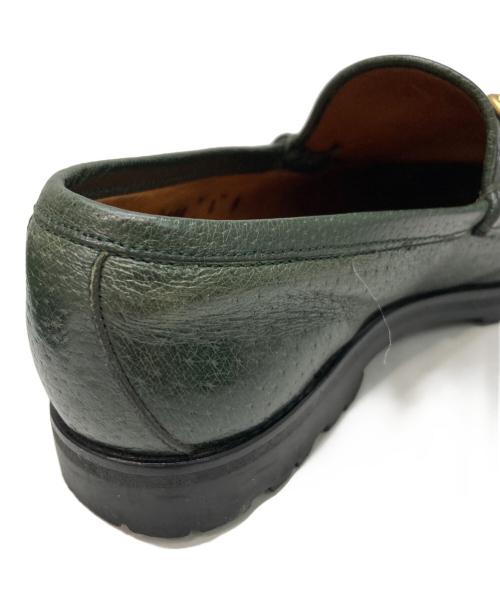 GUCCI（グッチ）GUCCI (グッチ) ビットローファー グリーン サイズ:6の古着・服飾アイテム