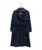 INDIVIインディヴィ）の古着「トレンチコート」｜ネイビー