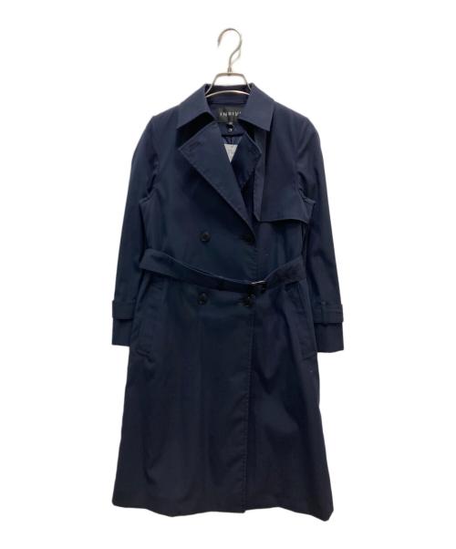 INDIVI（インディヴィ）INDIVI (インディヴィ) トレンチコート ネイビー サイズ:03の古着・服飾アイテム